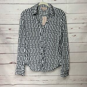 Philosophy Black and White Patterned Women's size Small